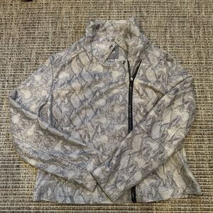 Lysse Gray and Black Snakeskin Jacket